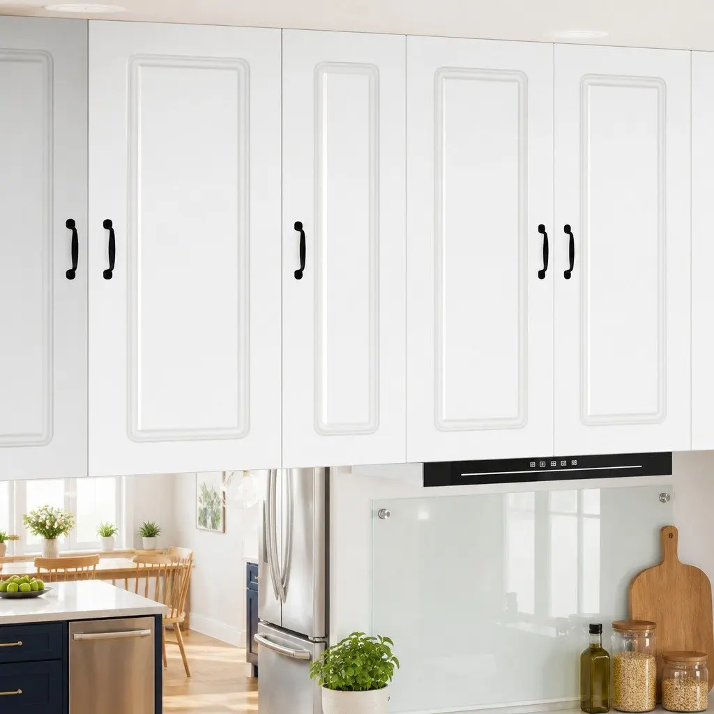 Kitchen Cabinet White Engineered Wood Dishwasher Panel Storage Furniture 30x31x100cm