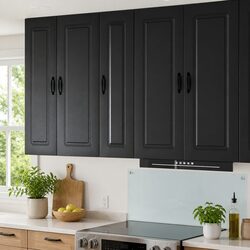 Versatile Black Kitchen Cabinet for Everyday Use