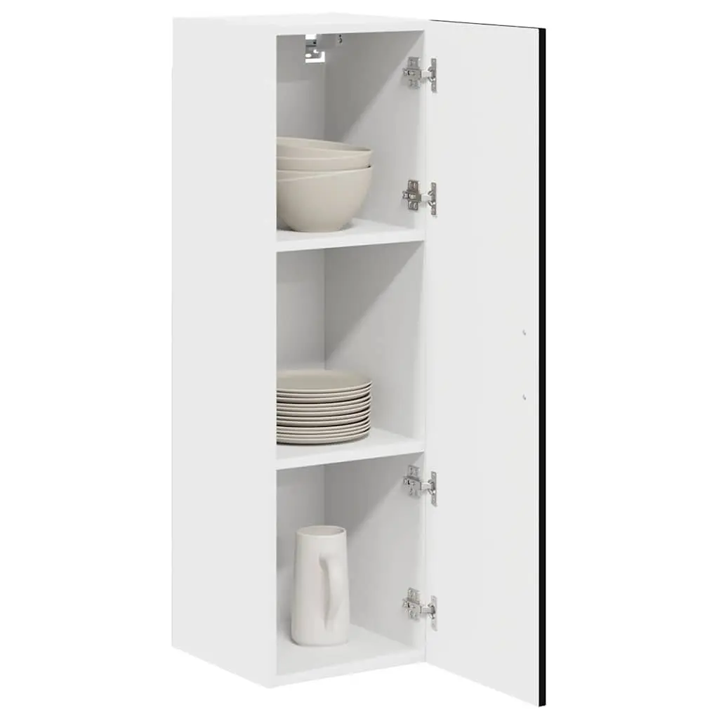 Kitchen Cabinet Engineered Wood Black 30 x 31 x 100 cm