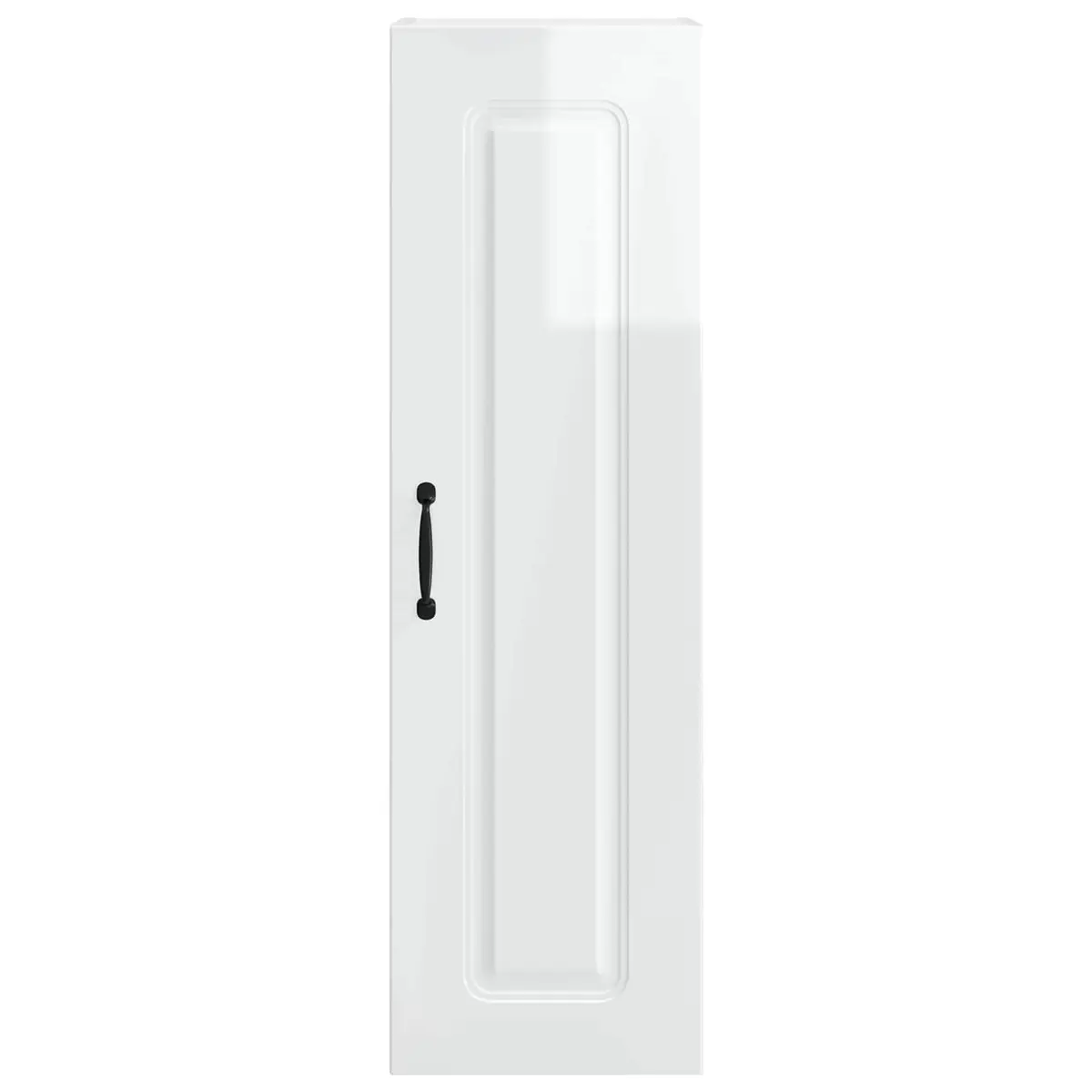 Dishwasher Panel Engineered Wood Rectangular Cabinet 30 x 31 x 100 cm High Gloss White