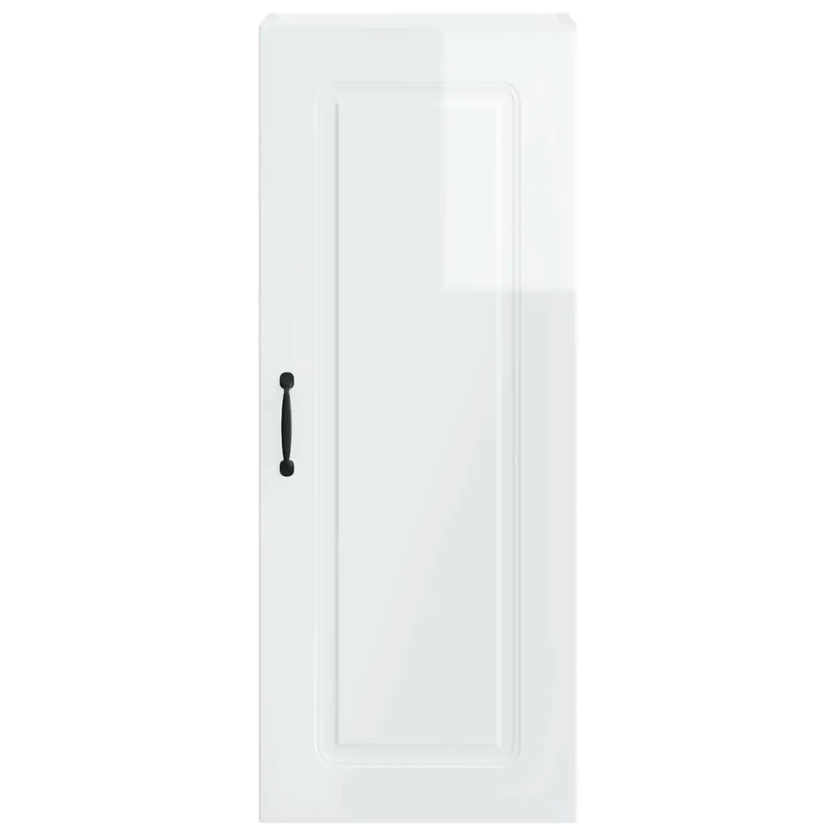 Kitchen Cabinet Engineered Wood High Gloss White 40x31x100cm