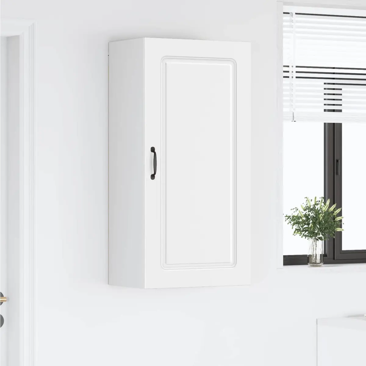 Dishwasher Panel Engineered Wood 50x31x100cm White Modern Kitchen Cabinet Door