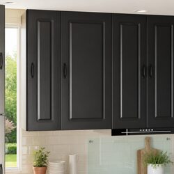 Functional Black Kitchen Storage Cabinet Perfect for Any Home 50 x 31 x 100 cm