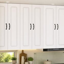 Functional White Kitchen Cabinet for Storage Solutions