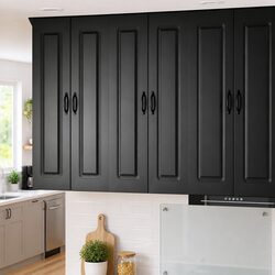 Versatile Black Kitchen Cabinet for Everyday Use