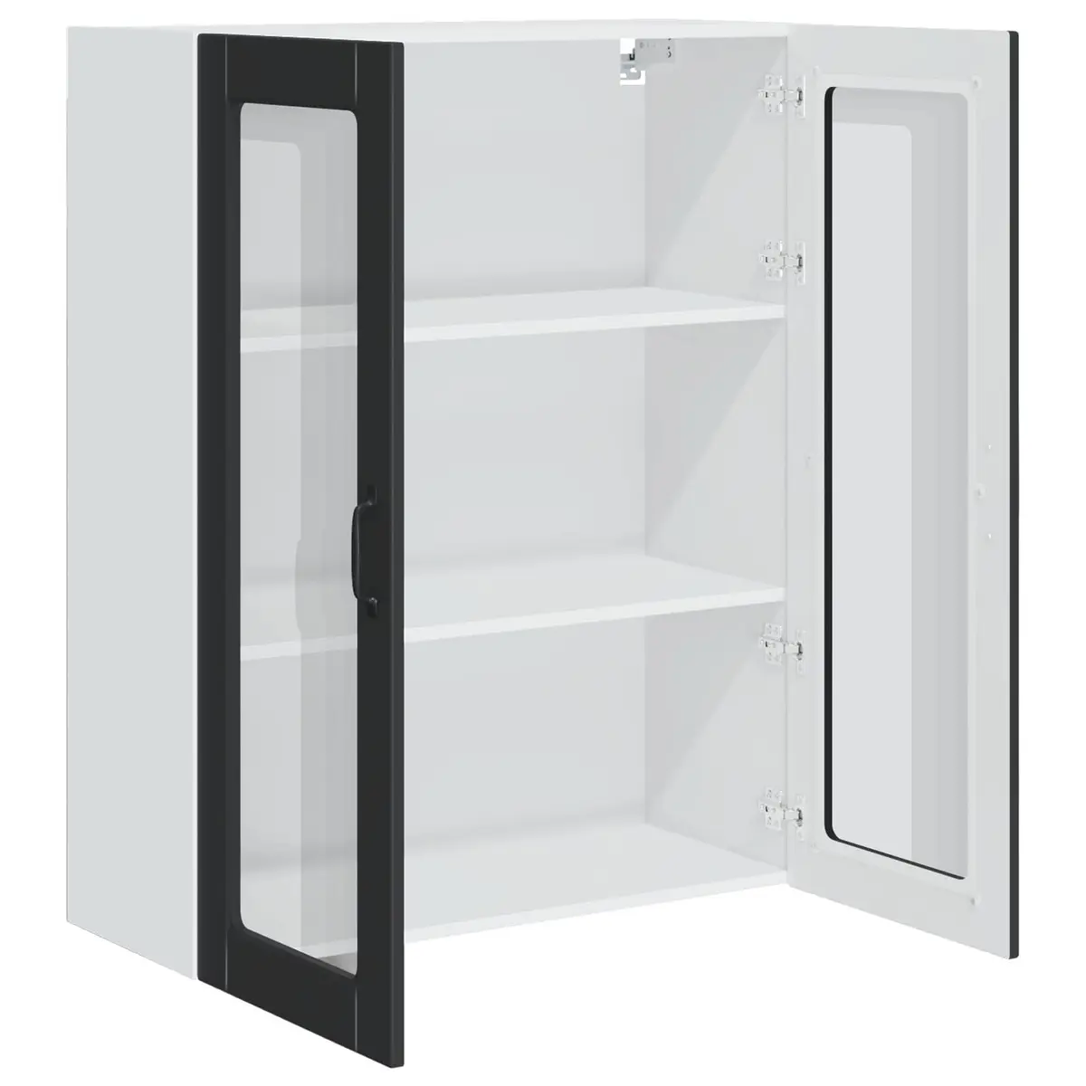 Dishwasher Panel Kitchen Cabinet Black Engineered Wood Storage 80x31x100cm