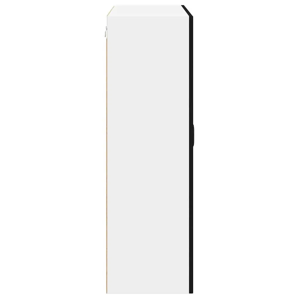 Dishwasher Panel Kitchen Cabinet Black Engineered Wood Storage 80x31x100cm