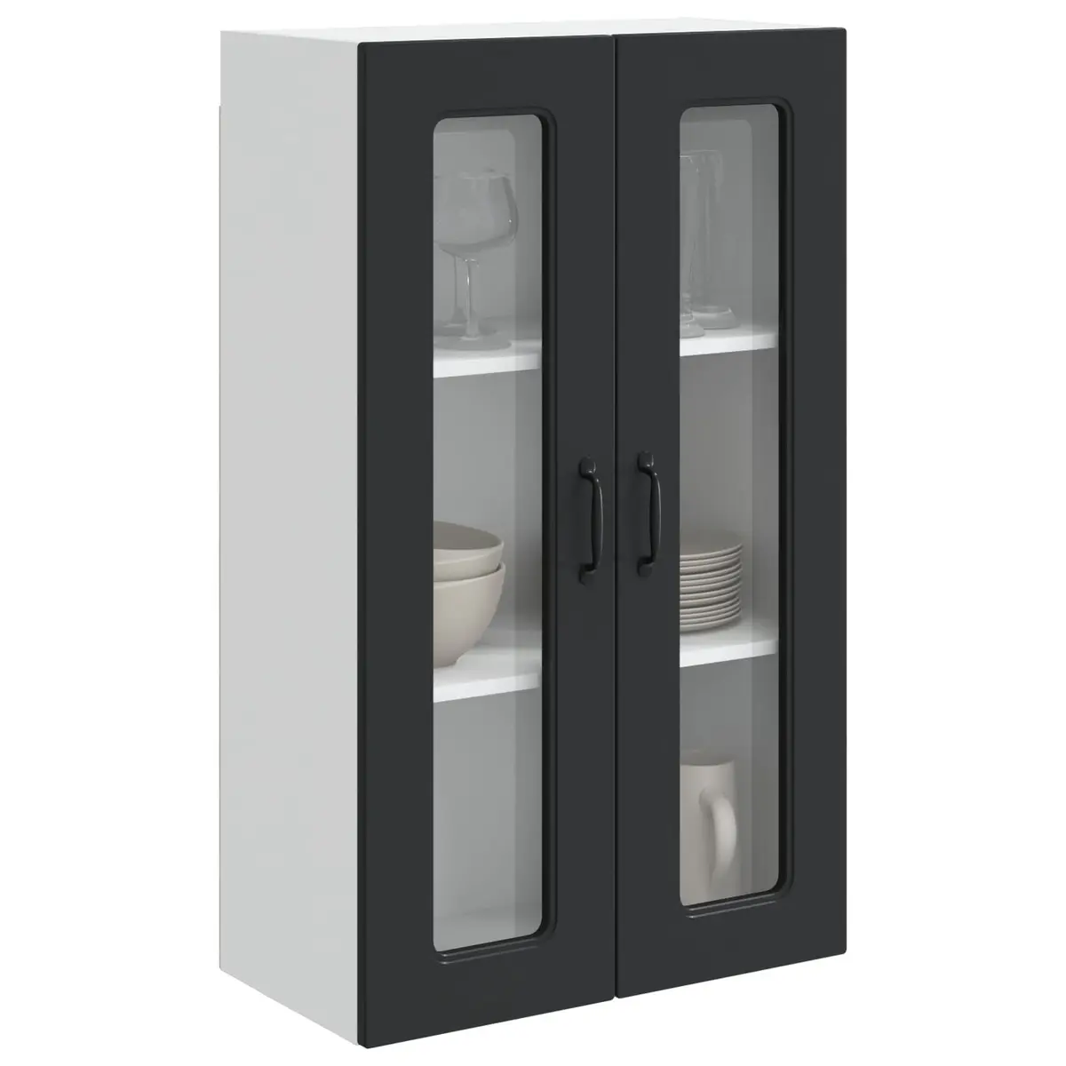Kitchen Cabinet Engineered Wood Black 60 x 31 x 100 cm