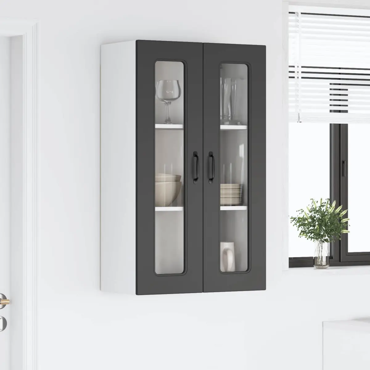 Kitchen Cabinet Engineered Wood Black 60 x 31 x 100 cm