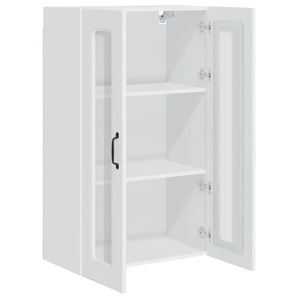 High Gloss White Kitchen Cabinet for Storage 60x31x100cm