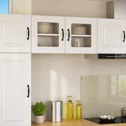 Functional Wall Glass Cabinet for Any Kitchen Space