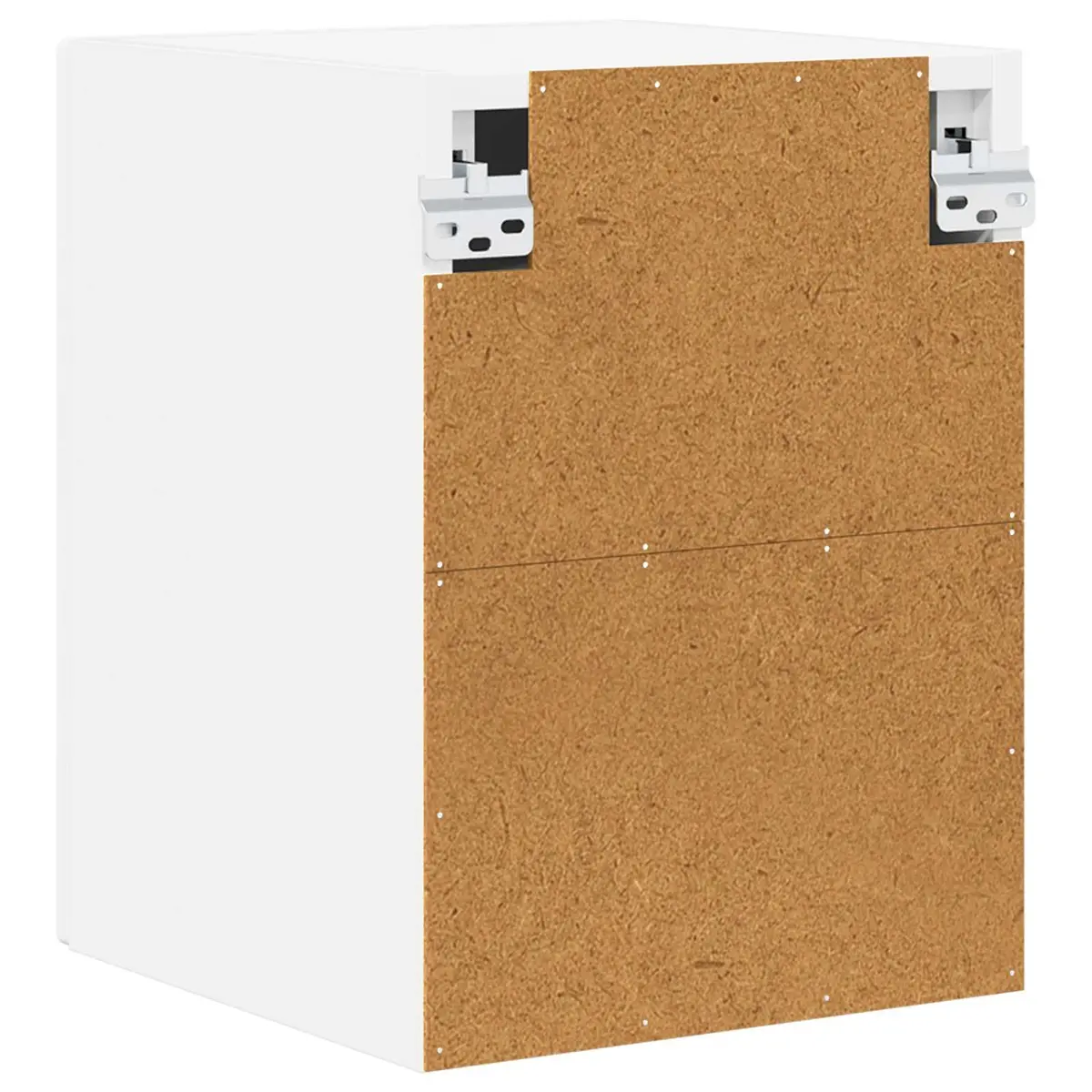 Wall Cabinet Storage Unit Kitchen Dishwasher Panel White Engineered Wood