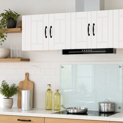 Functional White Wall Cabinet: Perfect for Kitchen Use