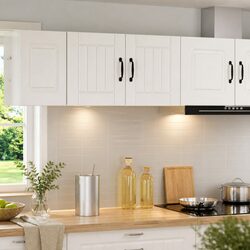 Versatile High Gloss White Cabinet for Kitchen Use