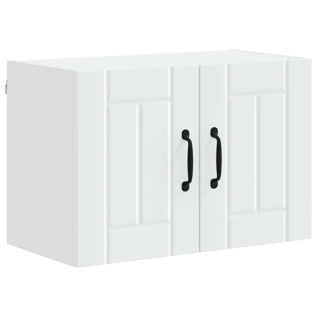Wall Cabinet White Kitchen Storage Cupboard Engineered Wood 60x31x40cm 2 Pieces