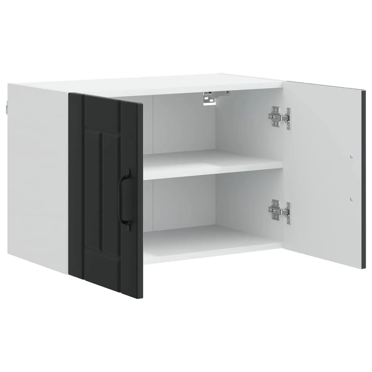 Black Wall Cabinet Set for Kitchen
