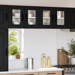 Functional Wall-Mounted Storage Cabinet for Kitchen Use