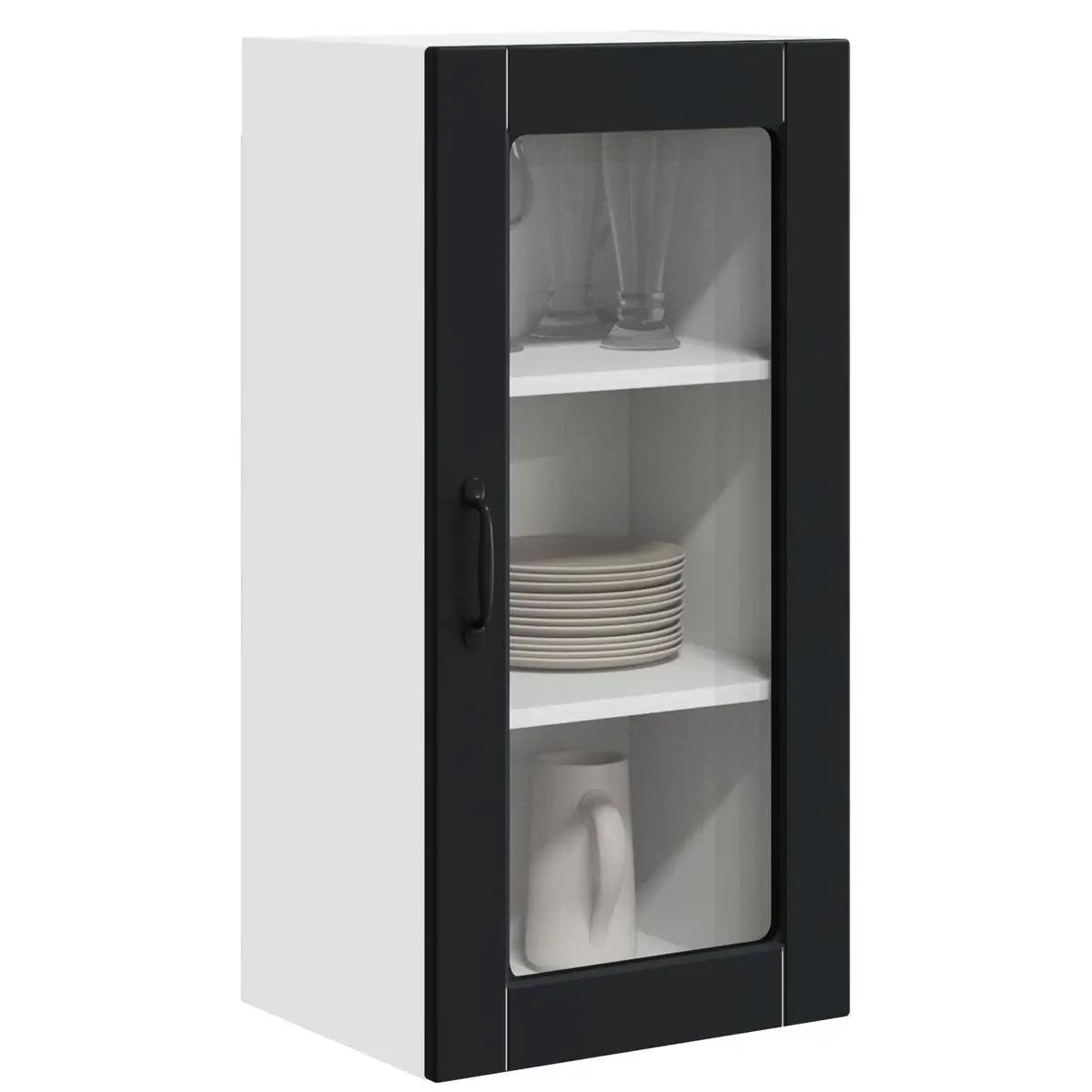 Wall Glass Cabinet for Kitchen Storage