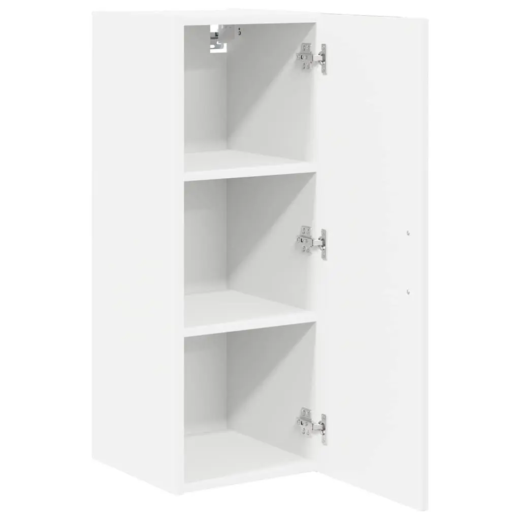 White Wall Cabinet for Kitchen Use 30 x 31 x 80 cm