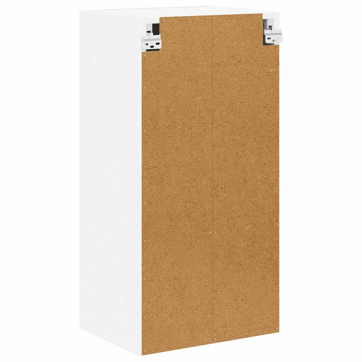 White Wall Cabinet Kitchen Storage Engineered Wood Dishwasher Panel 40x31x80cm