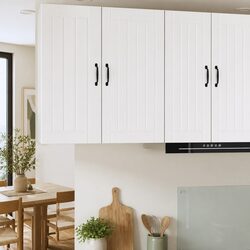 Practical Wall-Mounted White Cabinet for Your Kitchen