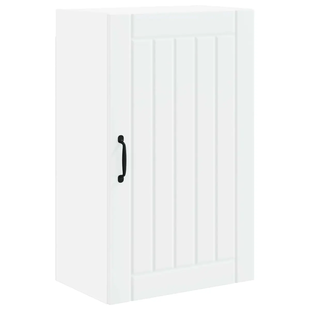 Engineered Wood Wall Cabinet Kitchen Storage Unit 50 x 31 x 80 cm White Modern