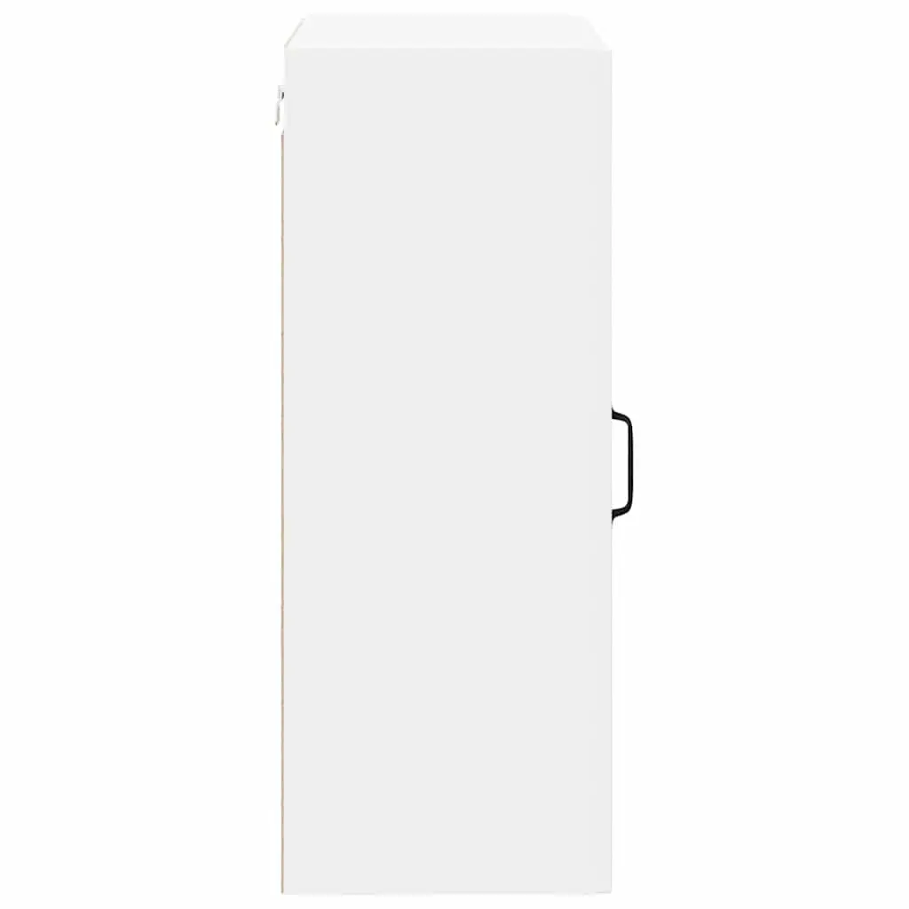 Engineered Wood Wall Cabinet Kitchen Storage Unit 50 x 31 x 80 cm White Modern