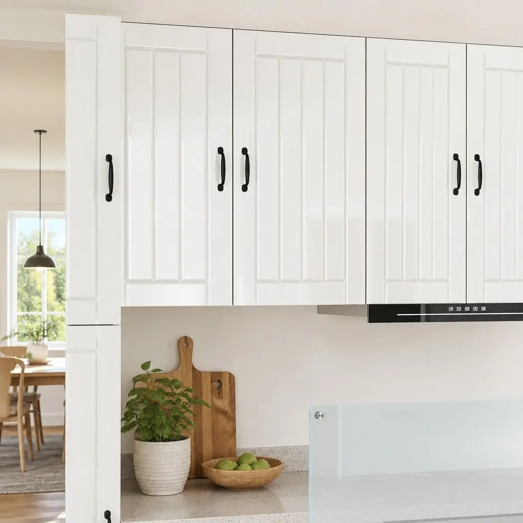 Wall Cabinet for Kitchen Storage with Dishwasher Panel