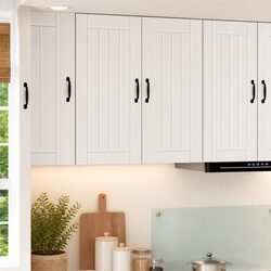 Practical White Wall Cabinet for Kitchen Use - 80x31x80cm