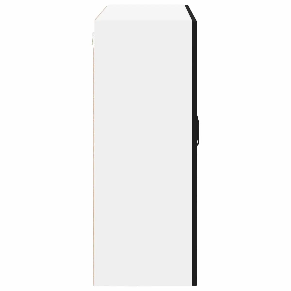 Wall Cabinet Kitchen Storage Engineered Wood Black 80x31x80cm Dishwasher Panel
