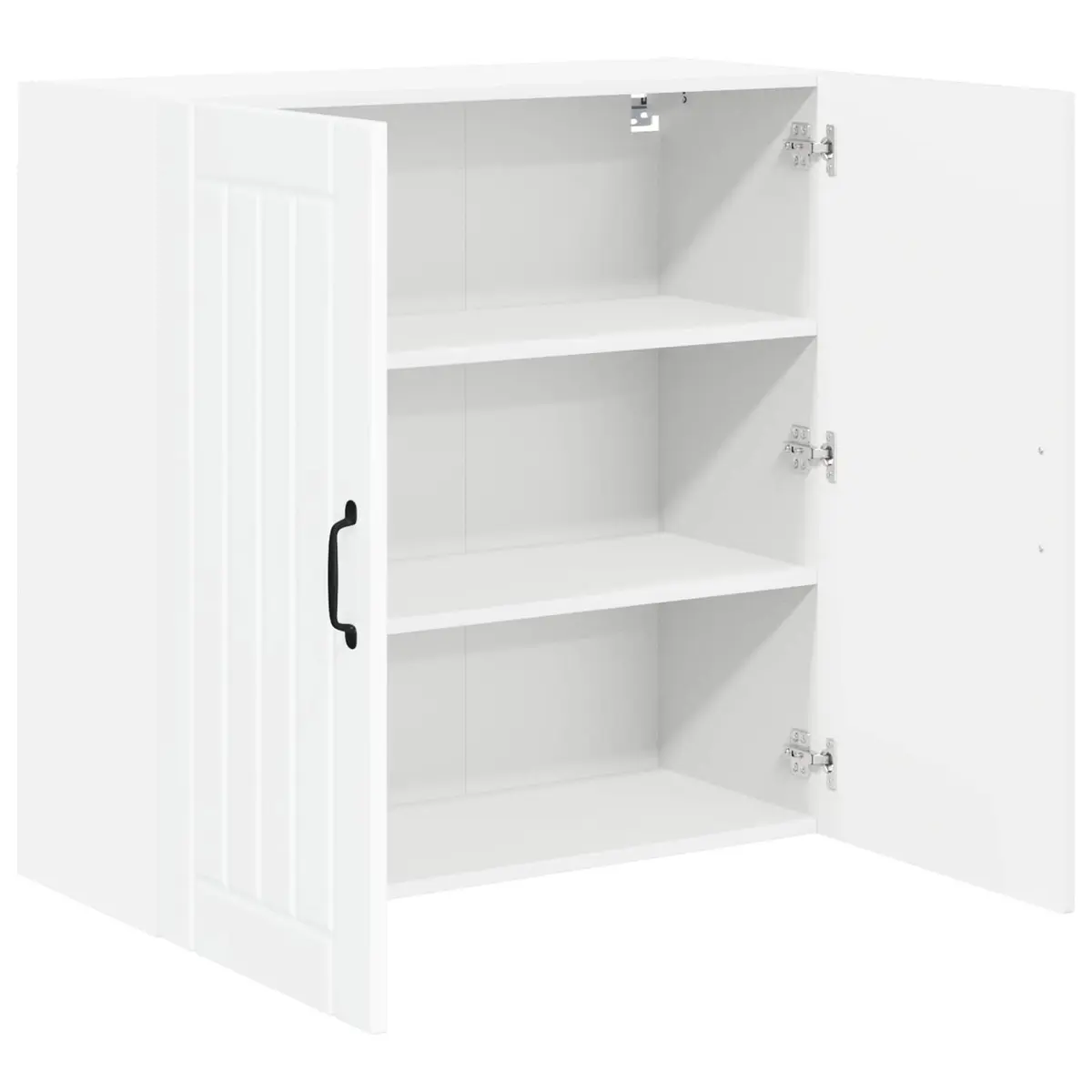 Kitchen Cabinet Engineered Wood Rectangular High Gloss White 80x31x80cm