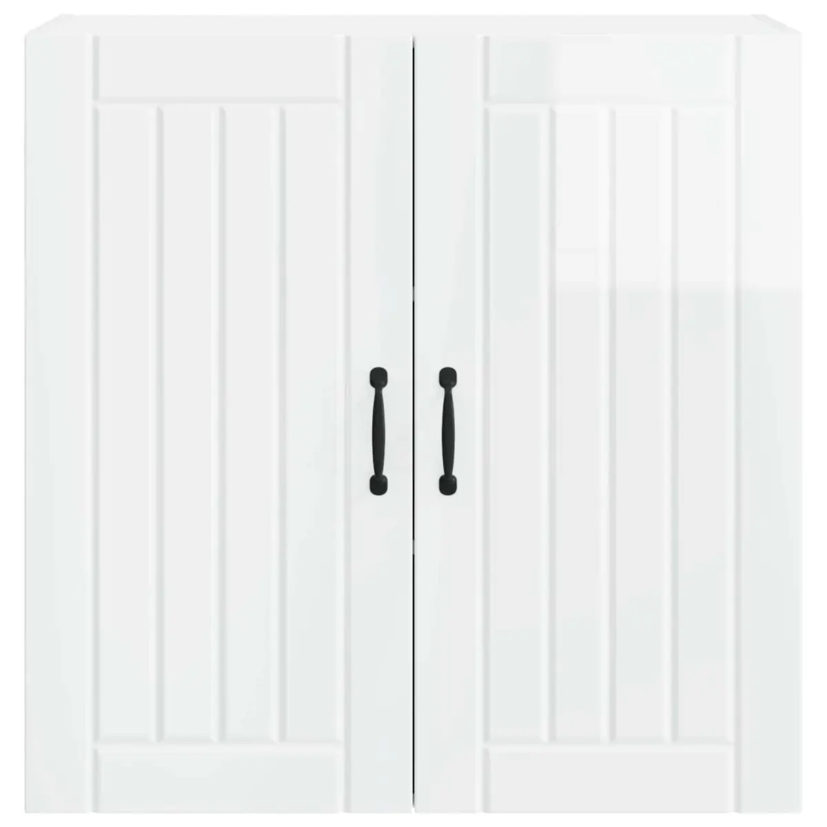 Kitchen Cabinet Engineered Wood Rectangular High Gloss White 80x31x80cm