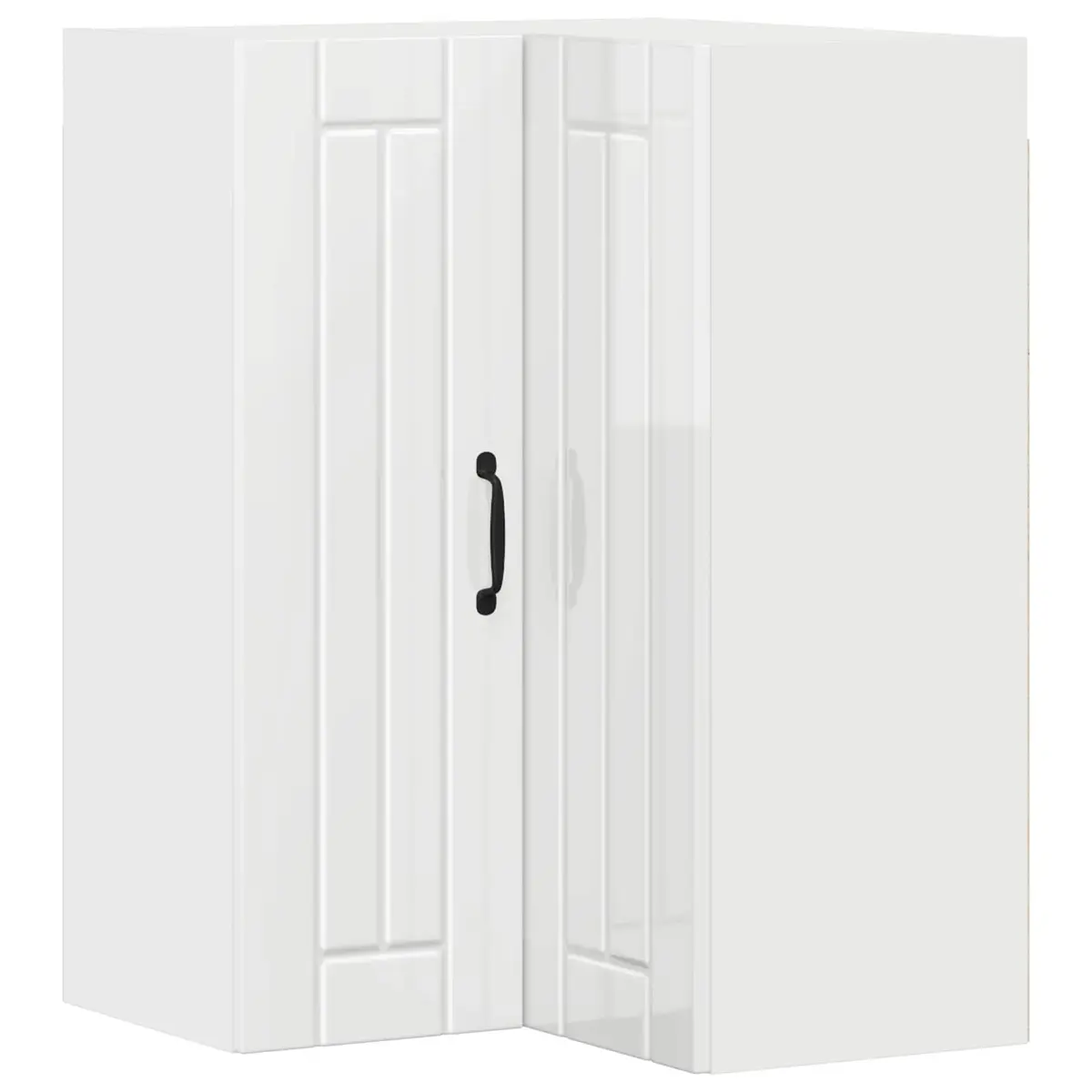 Wall Corner Cabinet High Gloss White Modern Kitchen Storage Unit Furniture