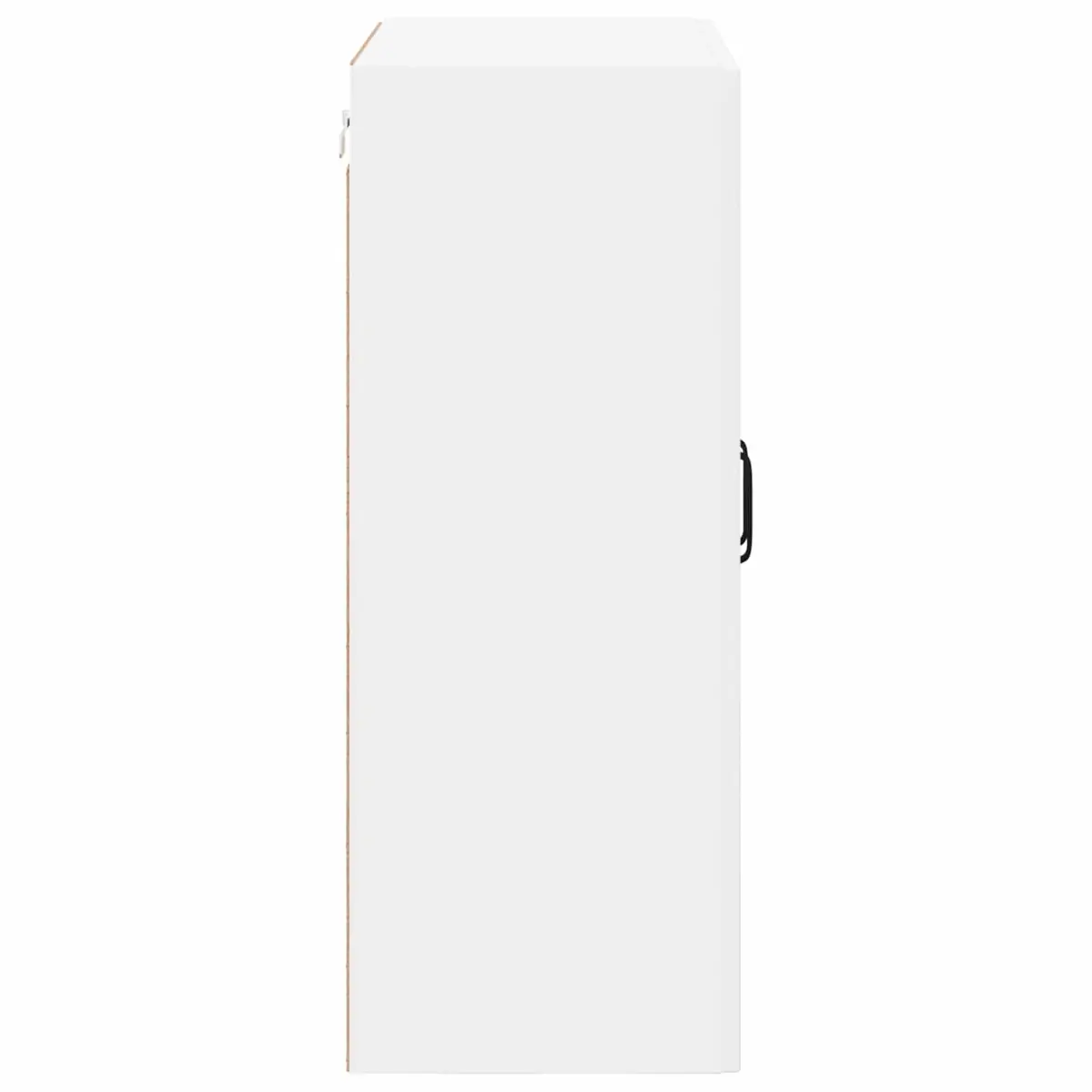 Wall Glass Cabinet Engineered Wood 60 x 31 x 80 cm White Modern