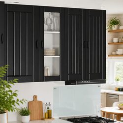 Practical Wall Glass Cabinet for Your Kitchen Needs