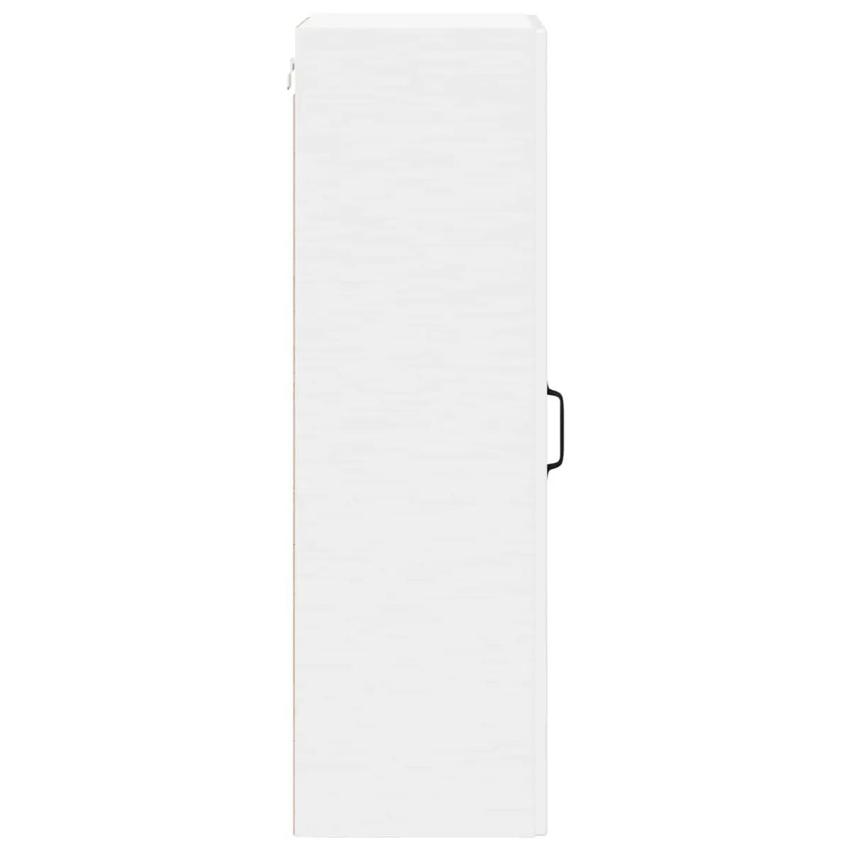 Wall Cabinet Engineered Wood 40 x 31 x 100 cm High Gloss White Modern Kitchen Storage