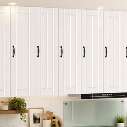 Practical White Wall Cabinet for Indoor Kitchen Use