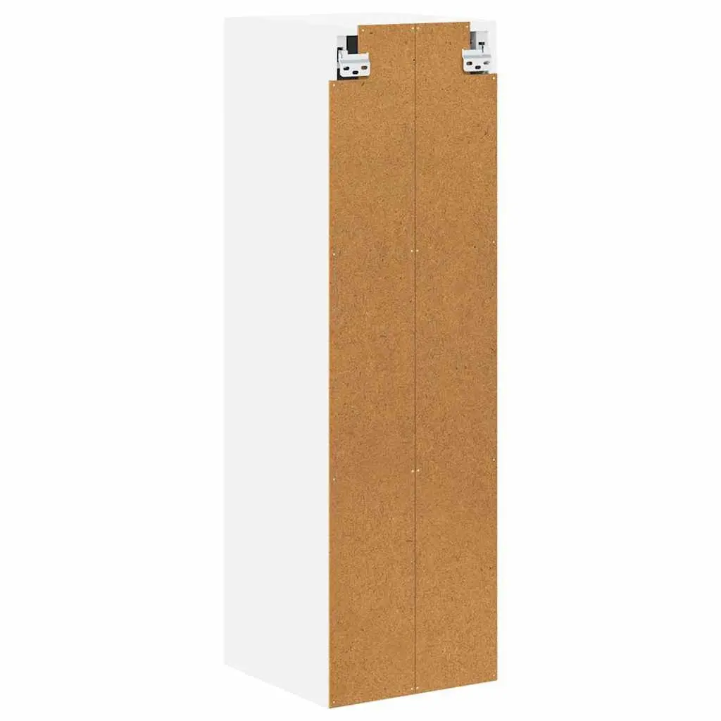 Wall Cabinet Engineered Wood 30 x 31 x 100 cm White Modern