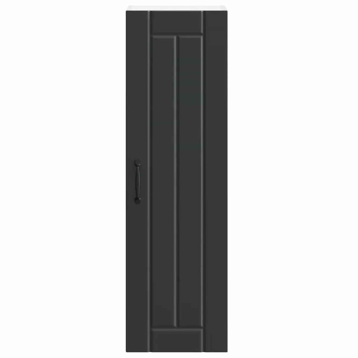 Wall Cabinet Kitchen Storage Engineered Wood Black 30 x 31 x 100 cm Dishwasher