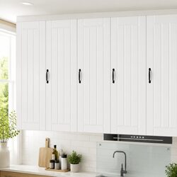 Functional White Wall Cabinet for Your Kitchen Needs