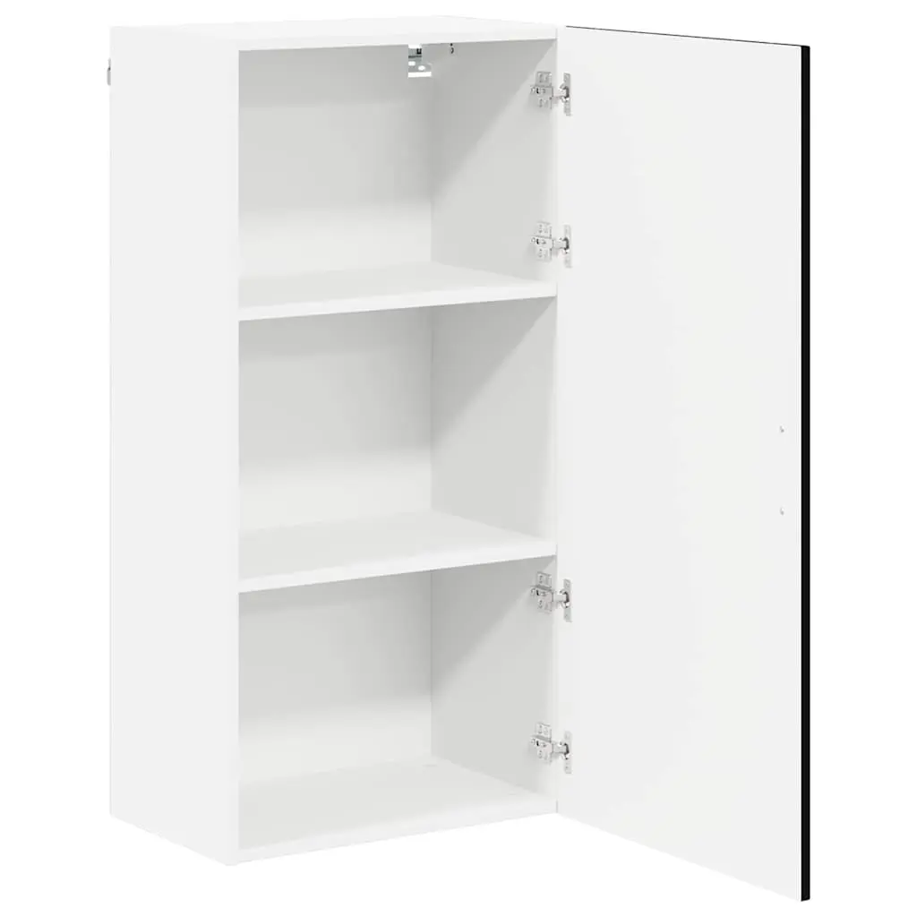 Wall Cabinet Engineered Wood Black 50x31x100cm