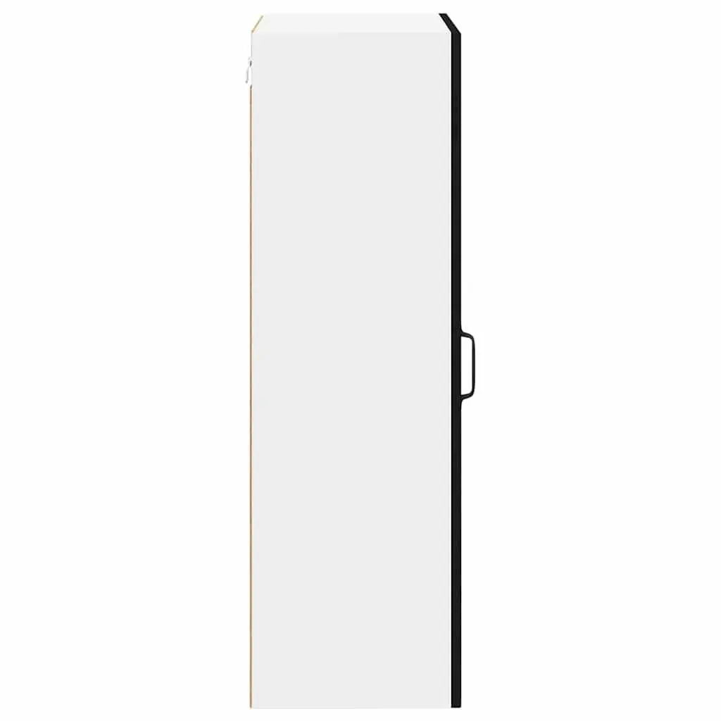 Wall Cabinet Engineered Wood Black 50x31x100cm