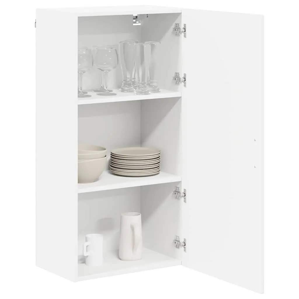 Wall Cabinet Dishwasher Panel Kitchen Storage High Gloss White Engineered Wood