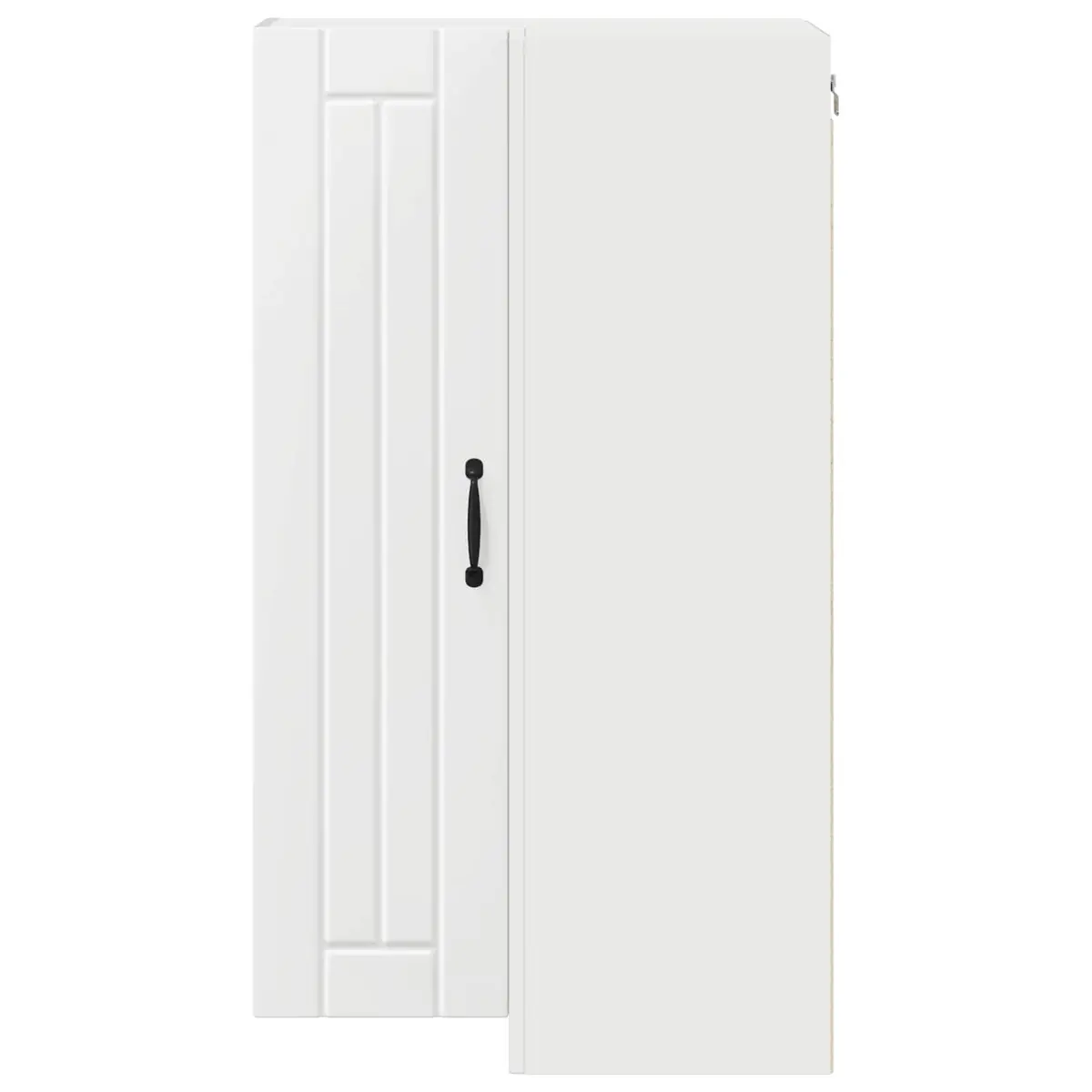 White Corner Cabinet for Kitchen Use