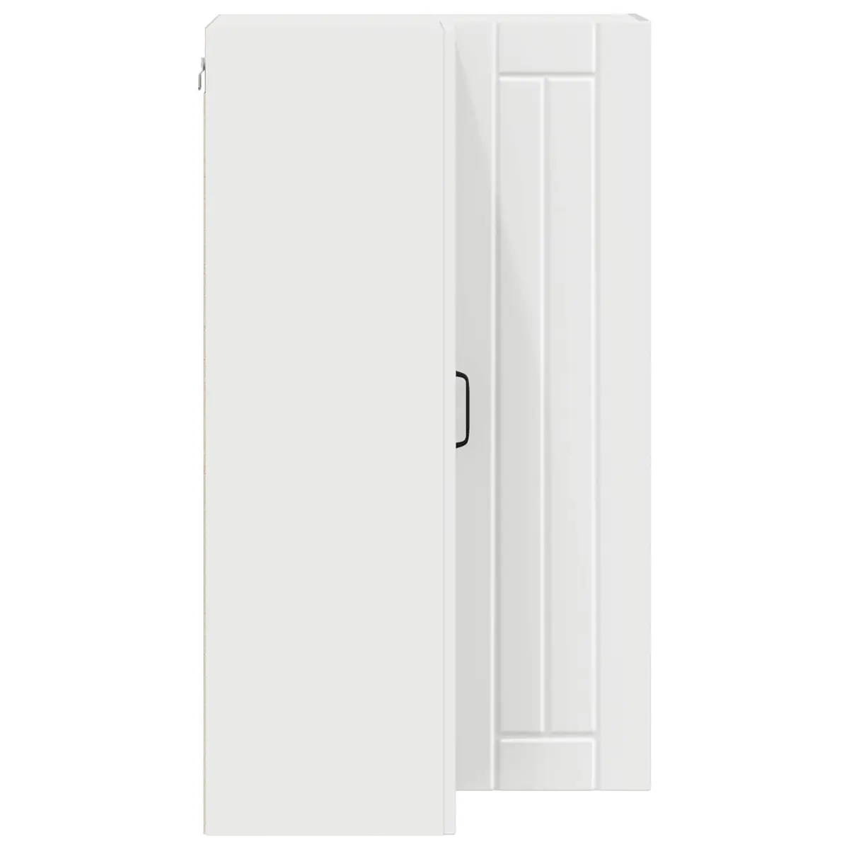 White Corner Cabinet for Kitchen Use