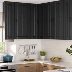 Practical Corner Wall Cabinet for Kitchen Storage 57x57x100cm