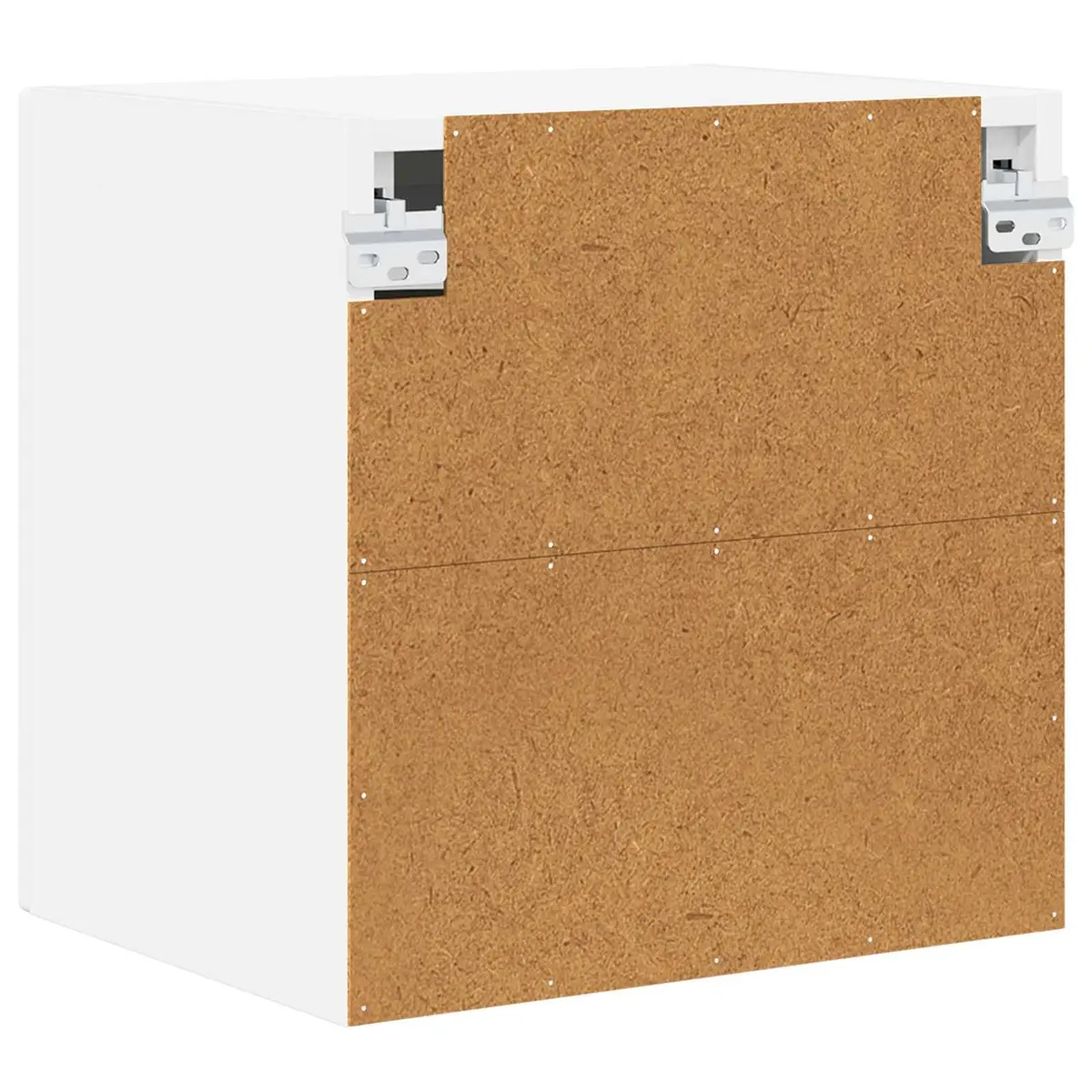 Wall Glass Cabinet Engineered Wood 40x31x40cm White