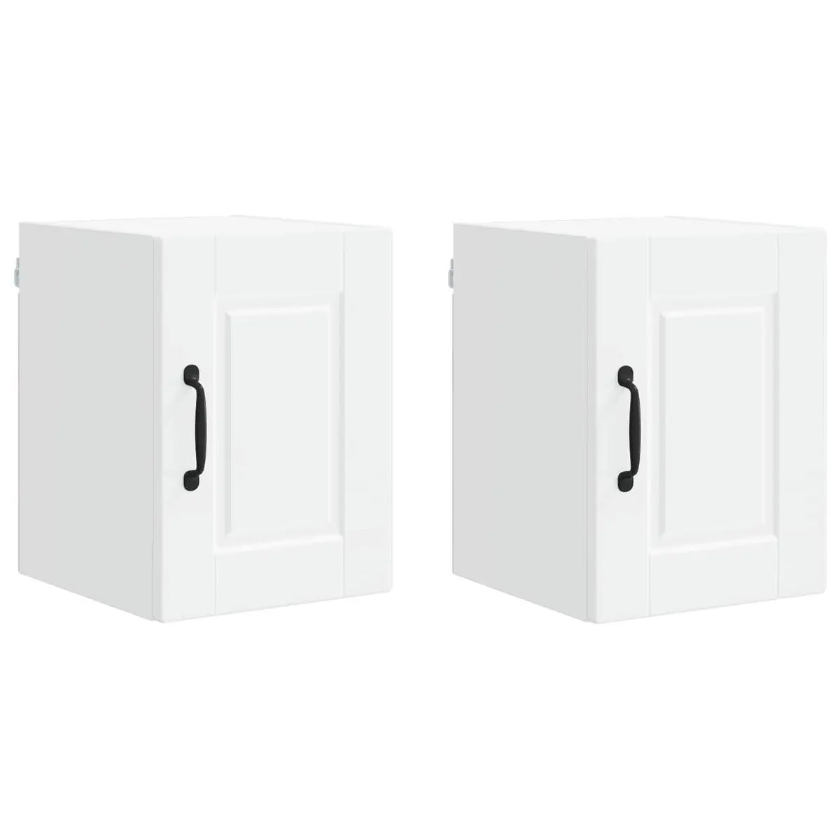 Wall Cabinet Engineered Wood 30 x 31 x 40 cm White 2 Pieces