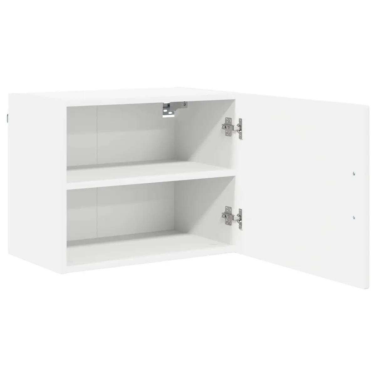 Wall Mounted Cabinet Engineered Wood White 50x31x40cm Kitchen Storage