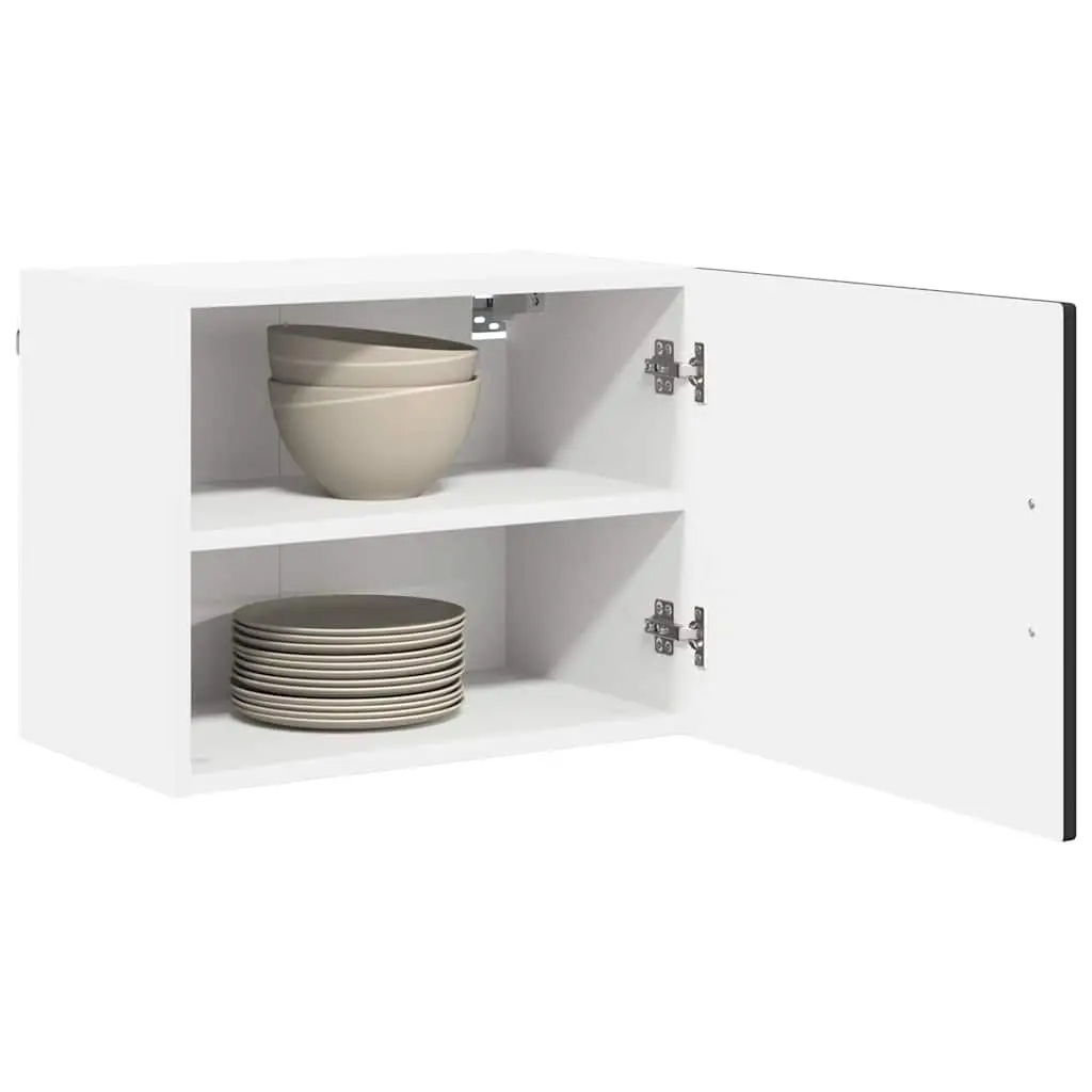 Wall Cabinet Kitchen Engineered Wood 50 x 31 x 40 cm Black